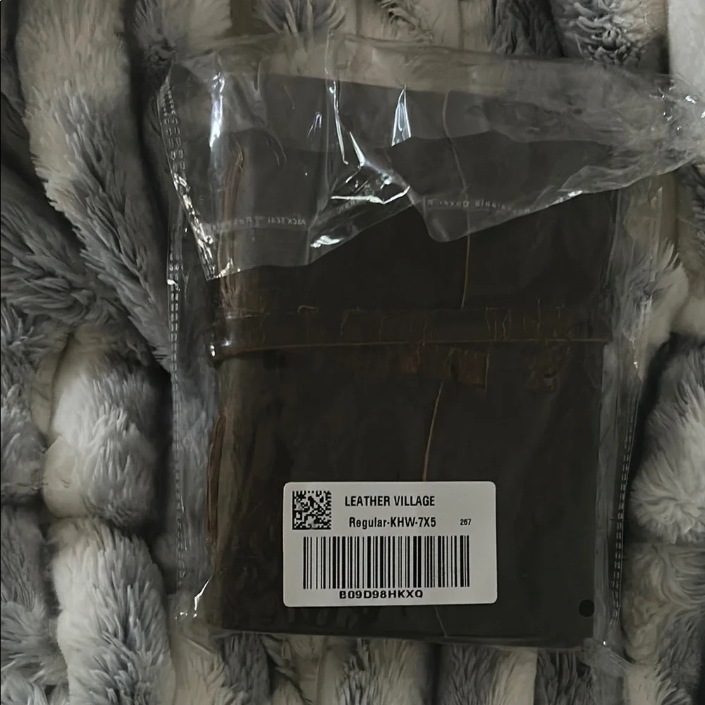 New in bag - Leather Village Brown Leather notebook. Antique look. All leather.